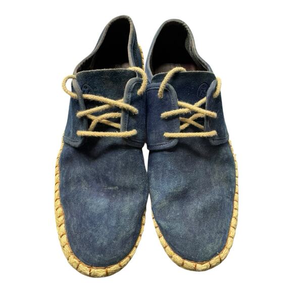 SeaVees Men\'s 10.5 Navy Blue Sorrento Sand Suede Jute Trim Shoe Casual Tropical main image 10